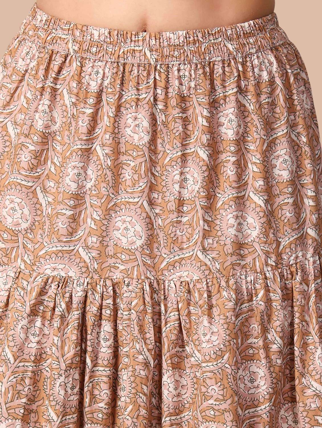 Women Printed Mid Rise Flared Skirt - 22704656 -  Standard Image - 1