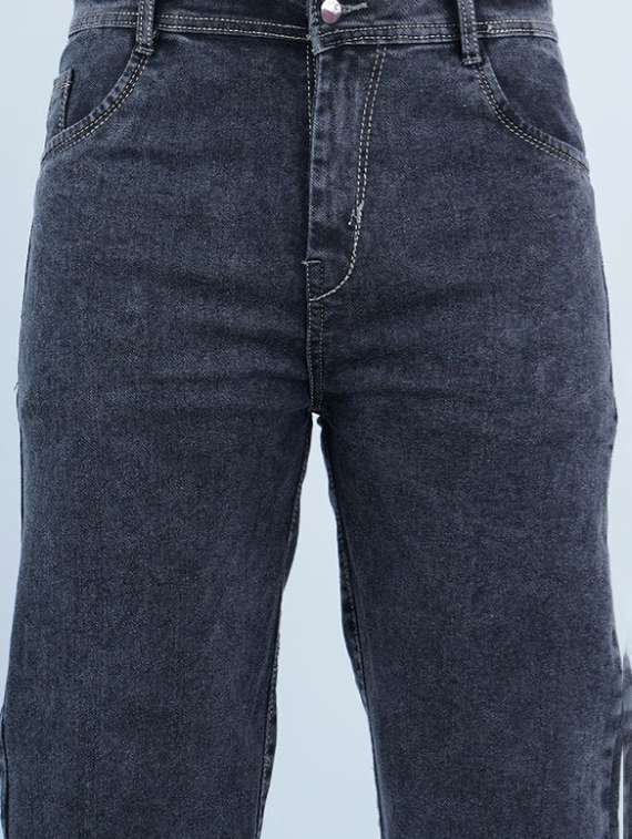 Men Washed Mid Rise Full Length Straight Jeans - 22704788 -  Standard Image - 1