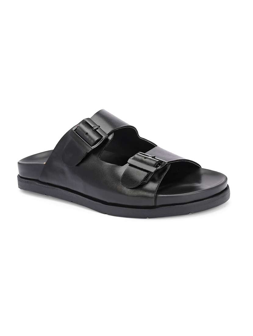 Men Solid Slip On Sandal - 22705588 -  Standard Image - 1