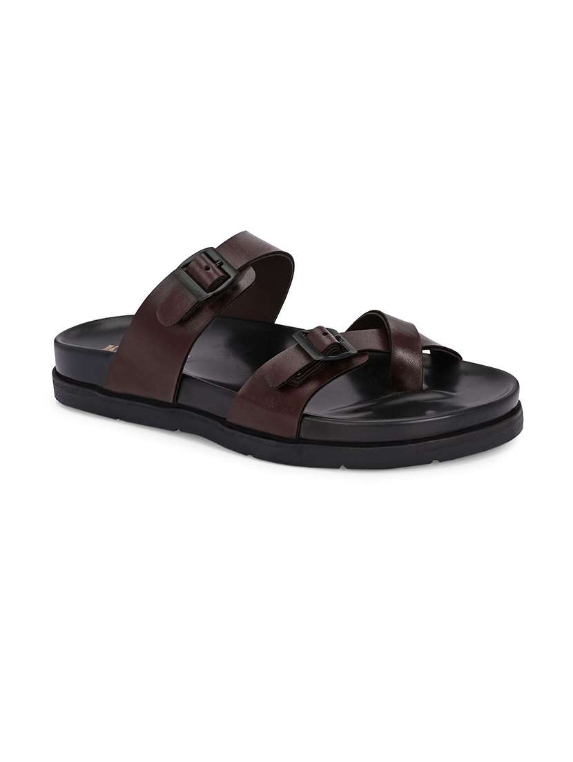 Men Solid One Toe Sandal - 22705591 -  Standard Image - 1
