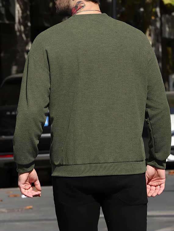 Men Pack Of 2 Solid Long Sleeves Sweatshirt - 22706006 -  Standard Image - 4