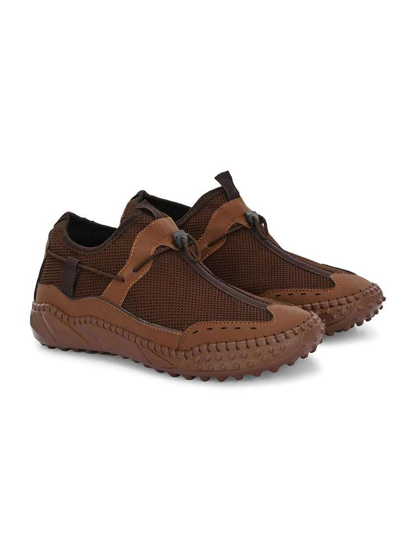 Men Textured Slip On Casual Shoes - 22706079 -  Standard Image - 1