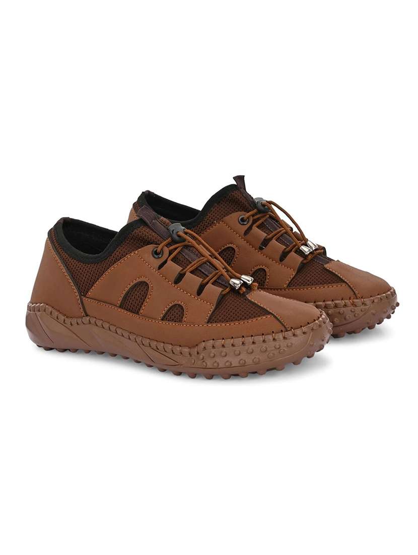 Men Textured Slip On Casual Shoes - 22706082 -  Standard Image - 1