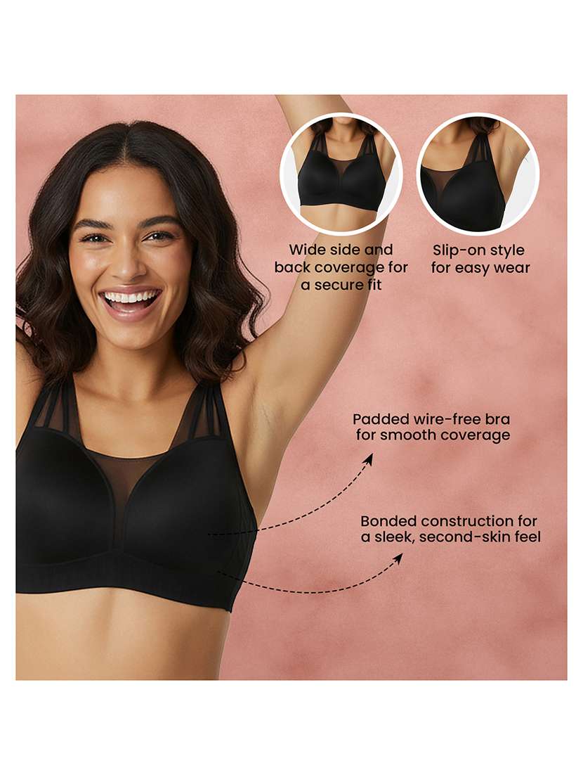 Women Solid Full Coverage T-shirt Bra - 22707280 -  Standard Image - 4