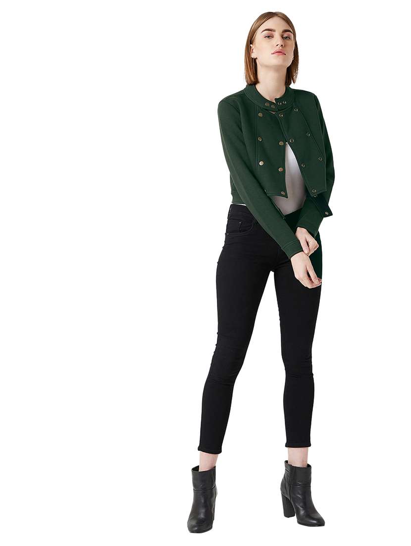 Women Solid Long Sleeves Regular Coat - 22719296 -  Standard Image - 4