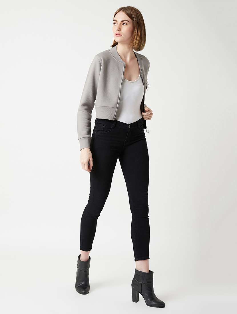 Women Solid Long Sleeves Regular Jacket - 22719298 -  Standard Image - 4