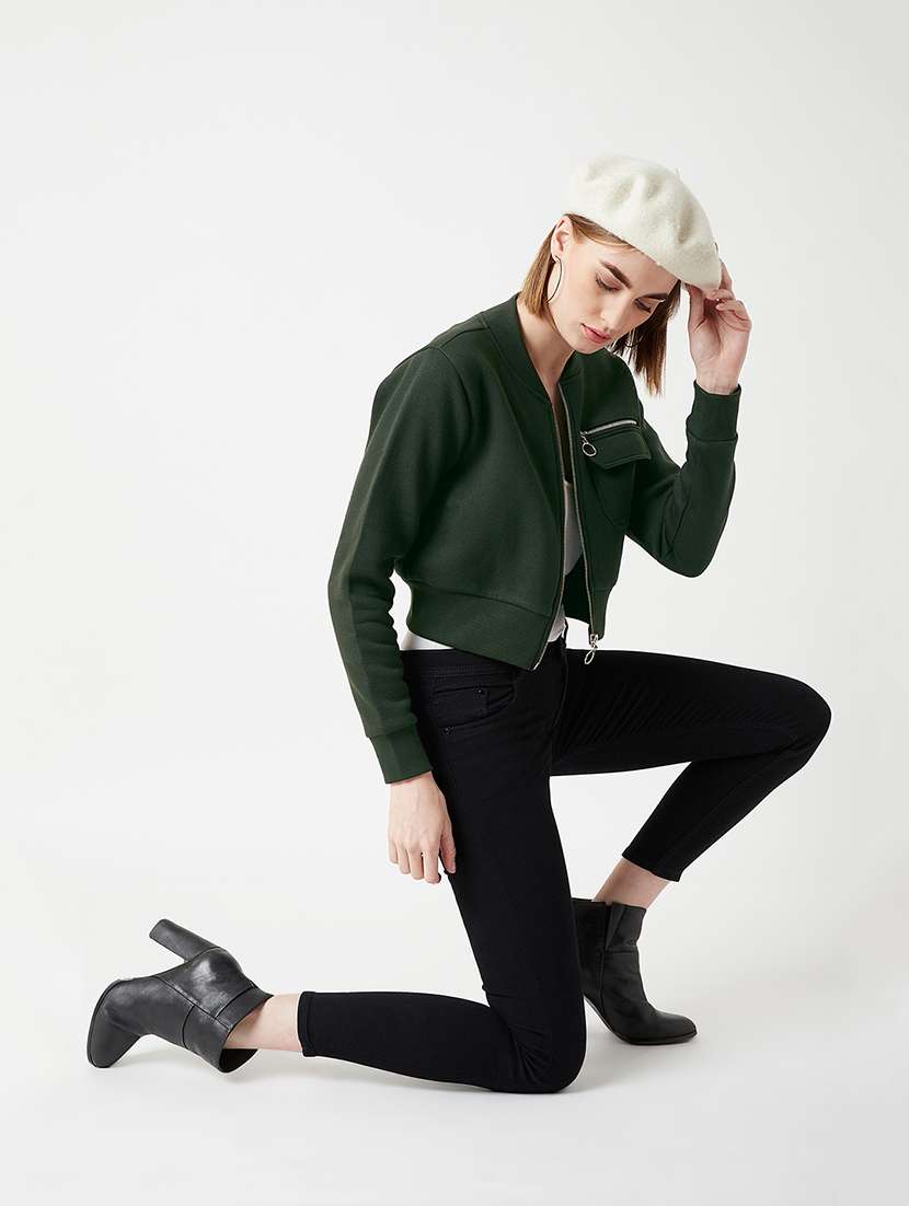 Women Solid Long Sleeves Regular Jacket - 22719299 -  Standard Image - 4