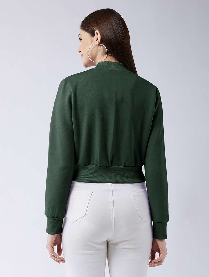 Women Solid Long Sleeves Regular Jacket - 22719393 -  Standard Image - 4