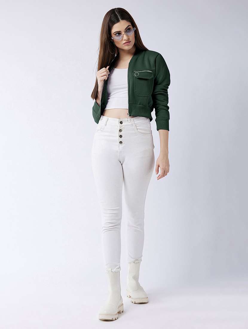 Women Solid Long Sleeves Regular Jacket - 22719393 -  Standard Image - 6
