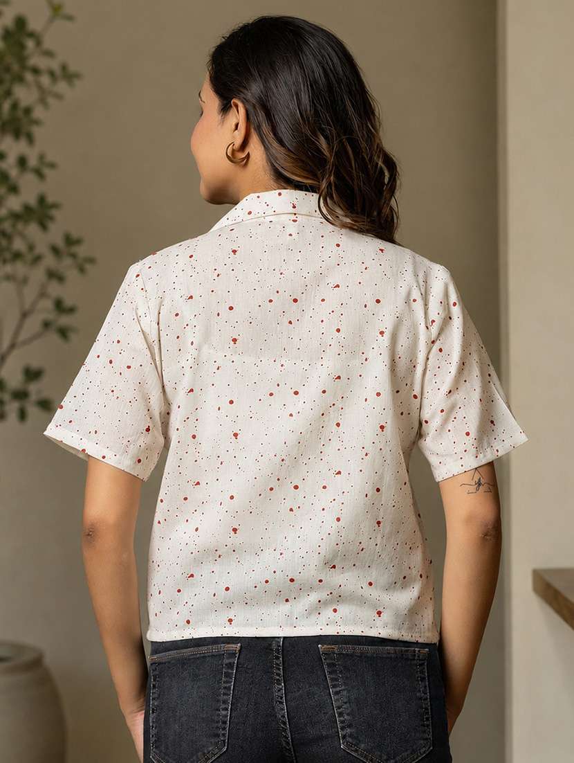 Women Printed Short Sleeves Regular Shirt - 22719774 -  Standard Image - 4