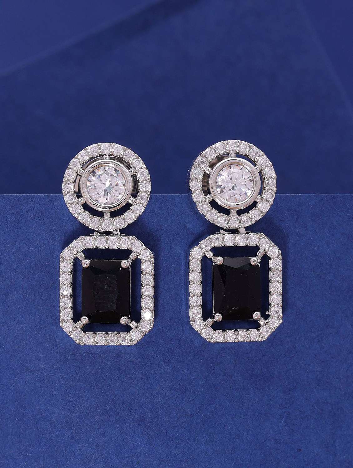 Women American Diamond Drop Earrings - 22719870 -  Standard Image - 1