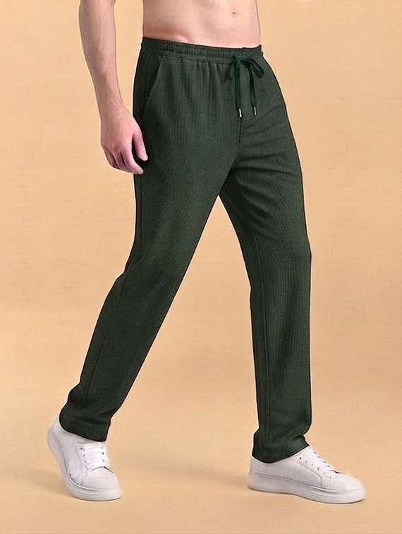 Women Textured Mid Rise Regular Fit Track Pant - 22720441 -  Standard Image - 1