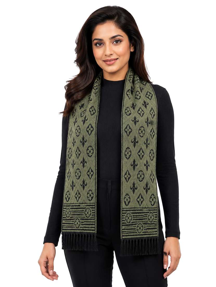 Unisex Printed Reversible Muffler - 22720999 -  Standard Image - 1