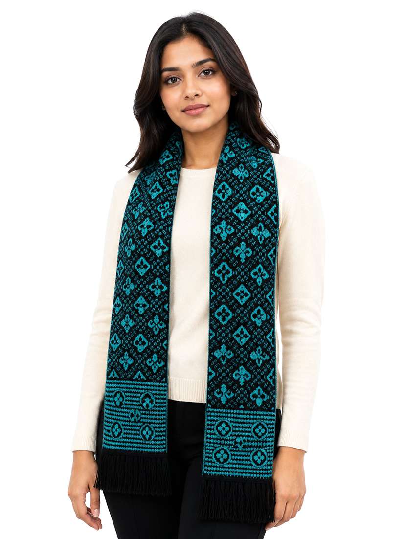 Unisex Printed Reversible Muffler - 22721000 -  Standard Image - 1