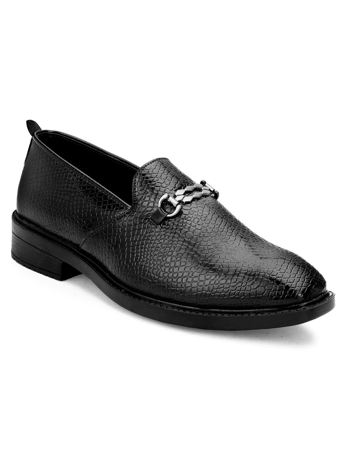 Men Textured Slip On Moccasin - 22721010 -  Standard Image - 1