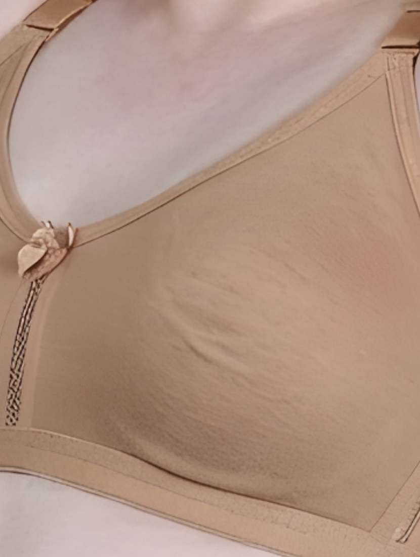 Women Pack Of 2 Solid Full Coverage Regular Bra - 22721107 -  Standard Image - 4