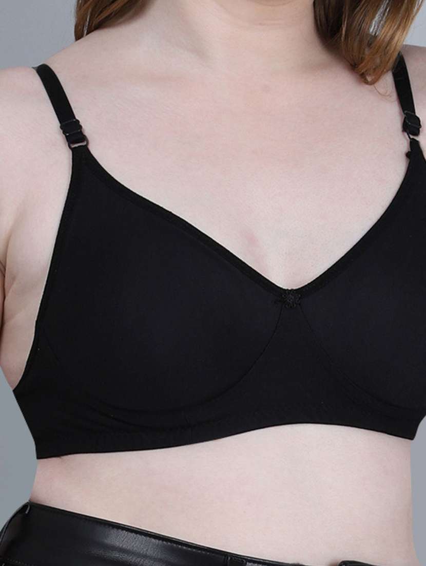 Women Pack Of 2 Solid Full Coverage Regular Bra - 22721121 -  Standard Image - 4