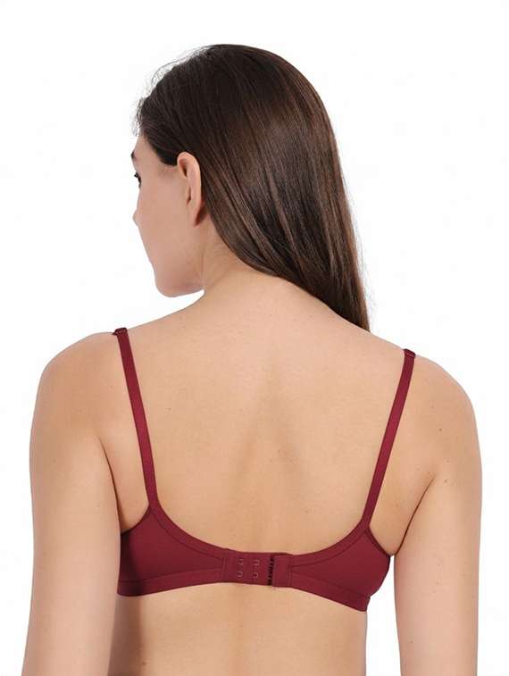 Women Pack Of 3 Solid Full Coverage Regular Bra - 22721159 -  Standard Image - 1