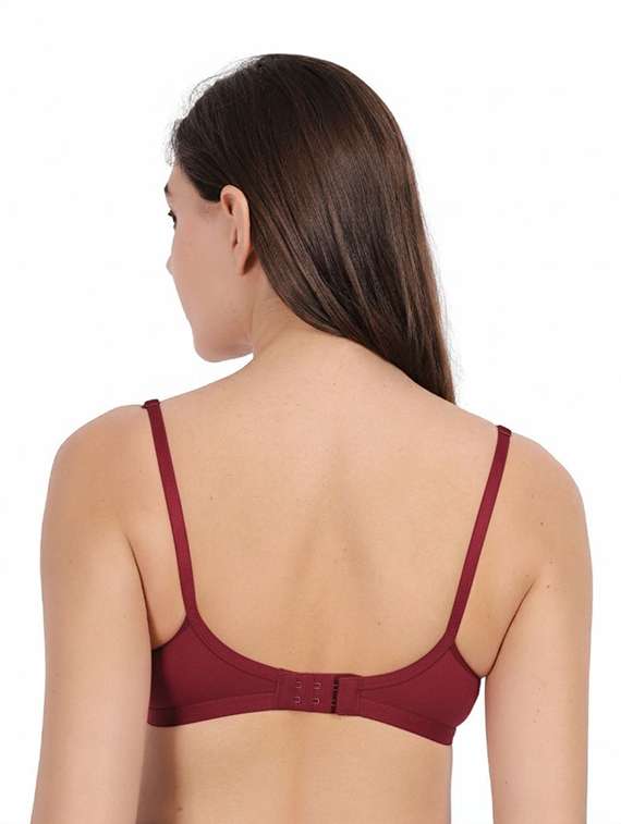 Women Pack Of 3 Solid Full Coverage Regular Bra - 22721161 -  Standard Image - 1