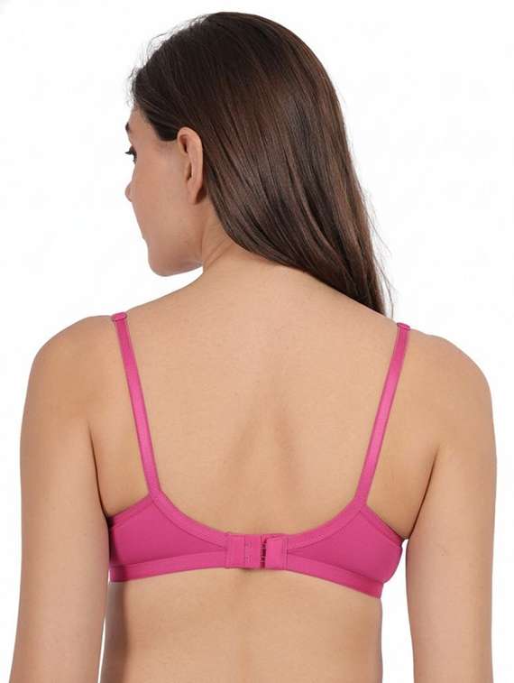 Women Pack Of 3 Solid Full Coverage Regular Bra - 22721172 -  Standard Image - 1