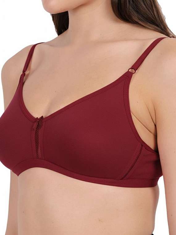Women Pack Of 3 Solid Full Coverage Regular Bra - 22721172 -  Standard Image - 4