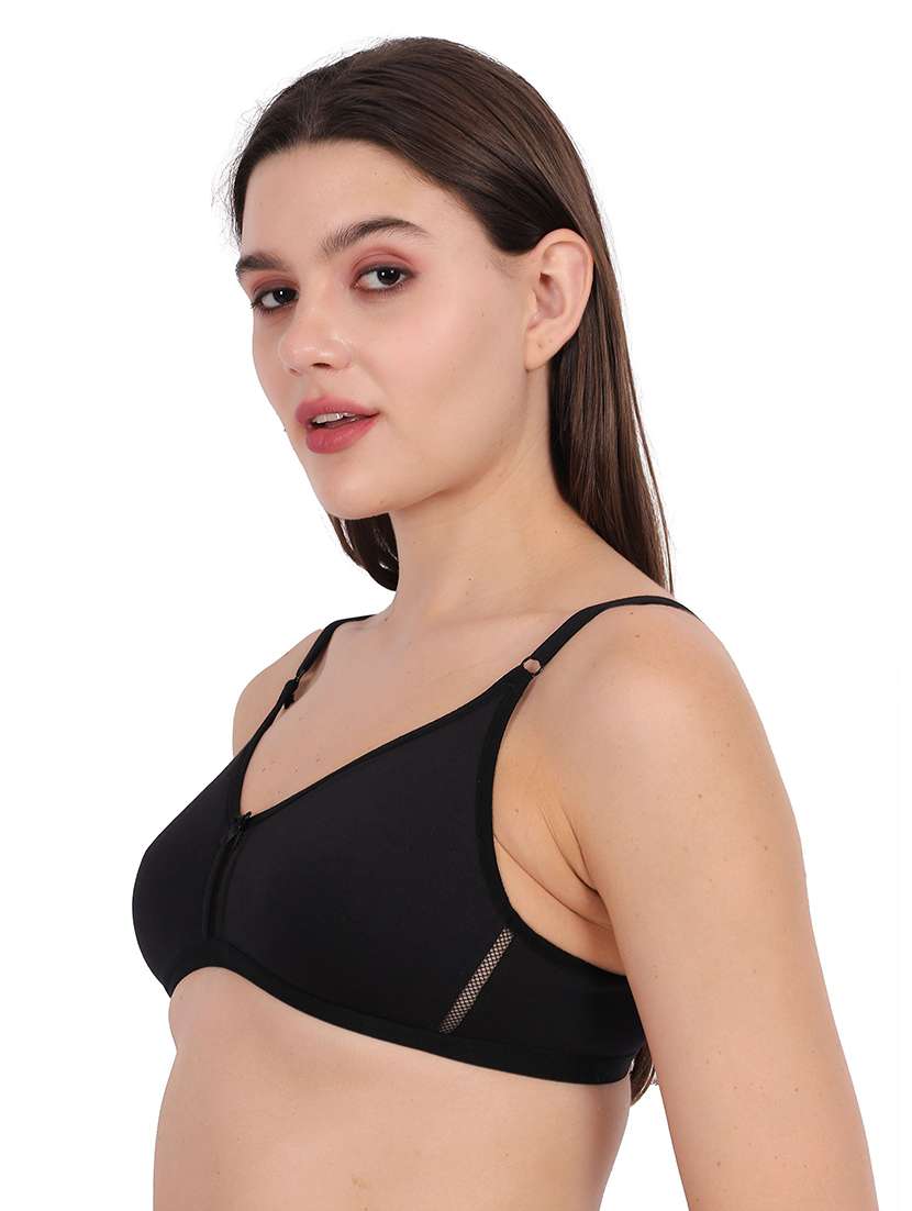 Women Pack Of 2 Solid Full Coverage Regular Bra - 22721251 -  Standard Image - 1