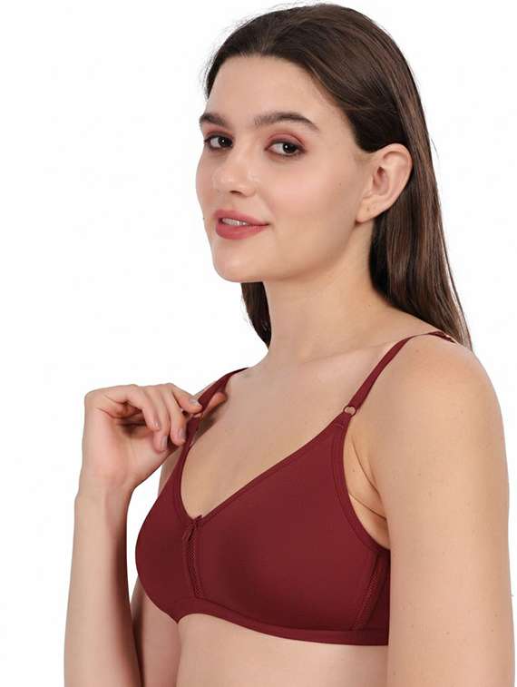 Women Pack Of 2 Solid Full Coverage Regular Bra - 22721253 -  Standard Image - 1