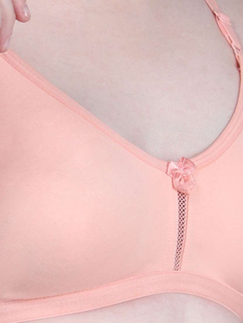 Women Pack Of 3 Solid Full Coverage Regular Bra - 22721300 -  Standard Image - 4