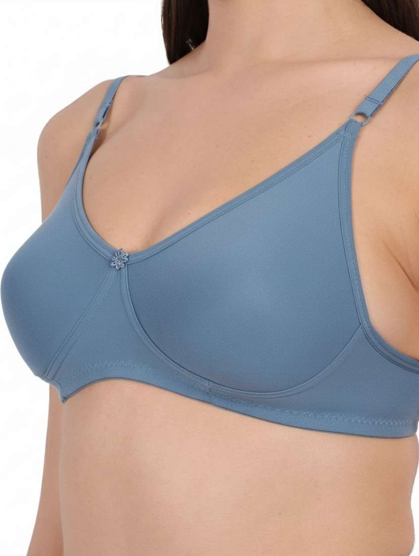 Women Pack Of 3 Solid Full Coverage Regular Bra - 22721355 -  Standard Image - 4