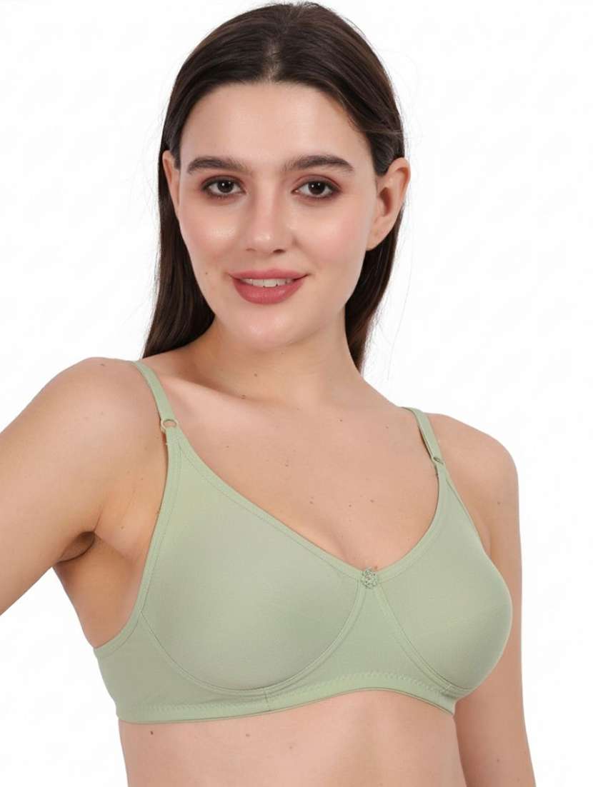 Women Pack Of 3 Solid Full Coverage Regular Bra - 22721361 -  Standard Image - 1