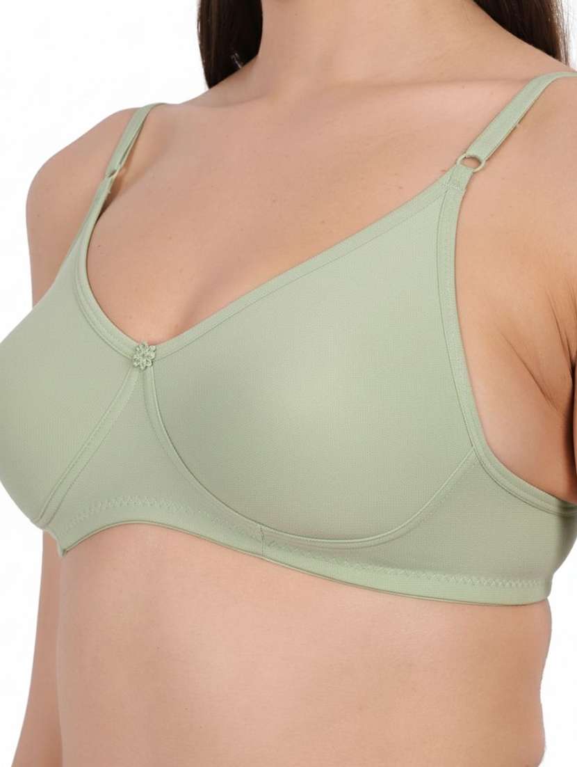 Women Pack Of 3 Solid Full Coverage Regular Bra - 22721361 -  Standard Image - 4