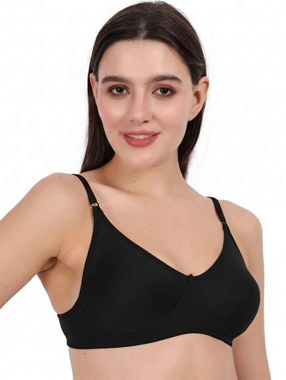 Women Pack Of 3 Solid Full Coverage Regular Bra - 22721372 -  Standard Image - 1