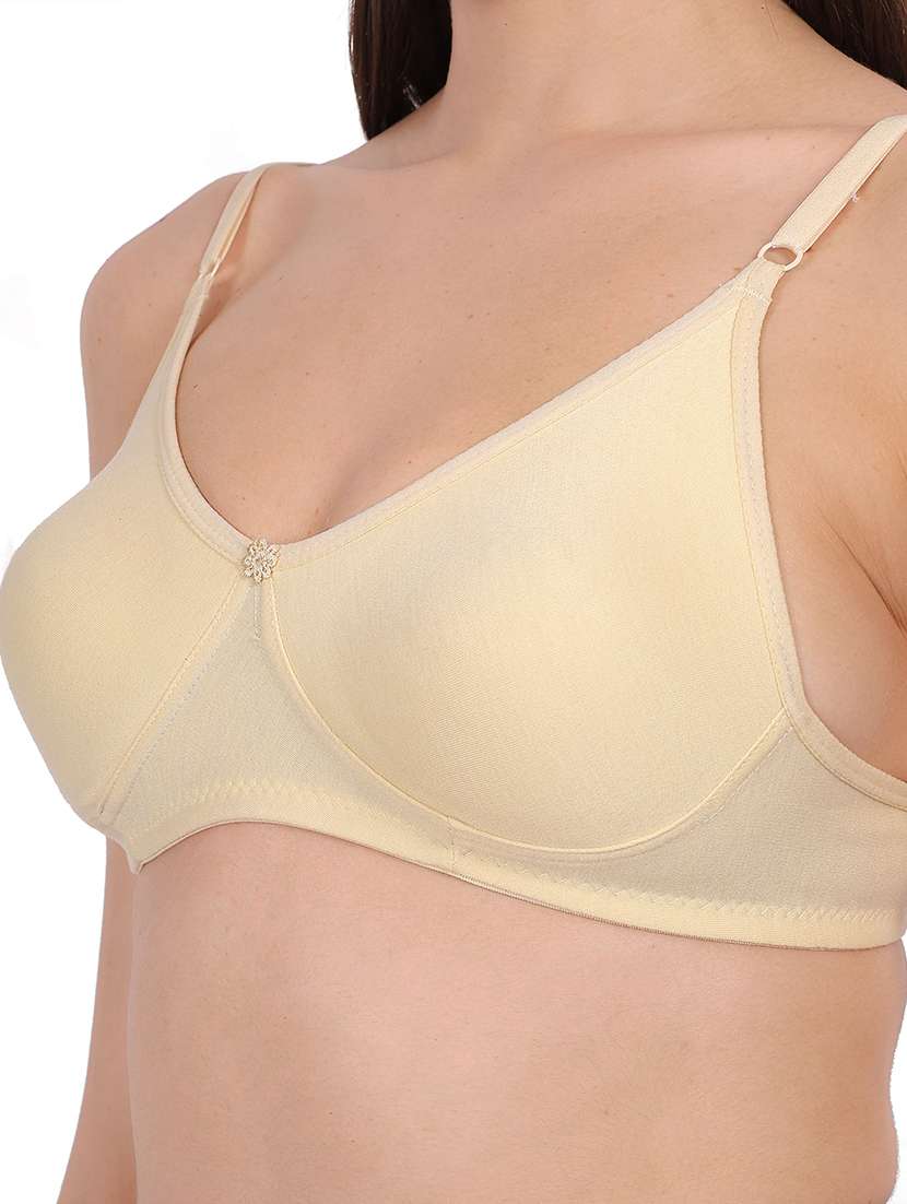 Women Pack Of 3 Solid Full Coverage Regular Bra - 22721382 -  Standard Image - 4