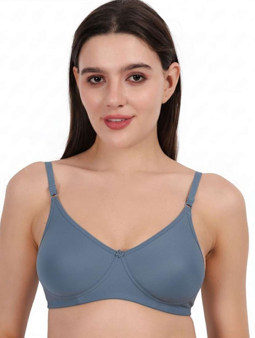 Women Pack Of 2 Solid Full Coverage Regular Bra - 22721402 -  Standard Image - 1
