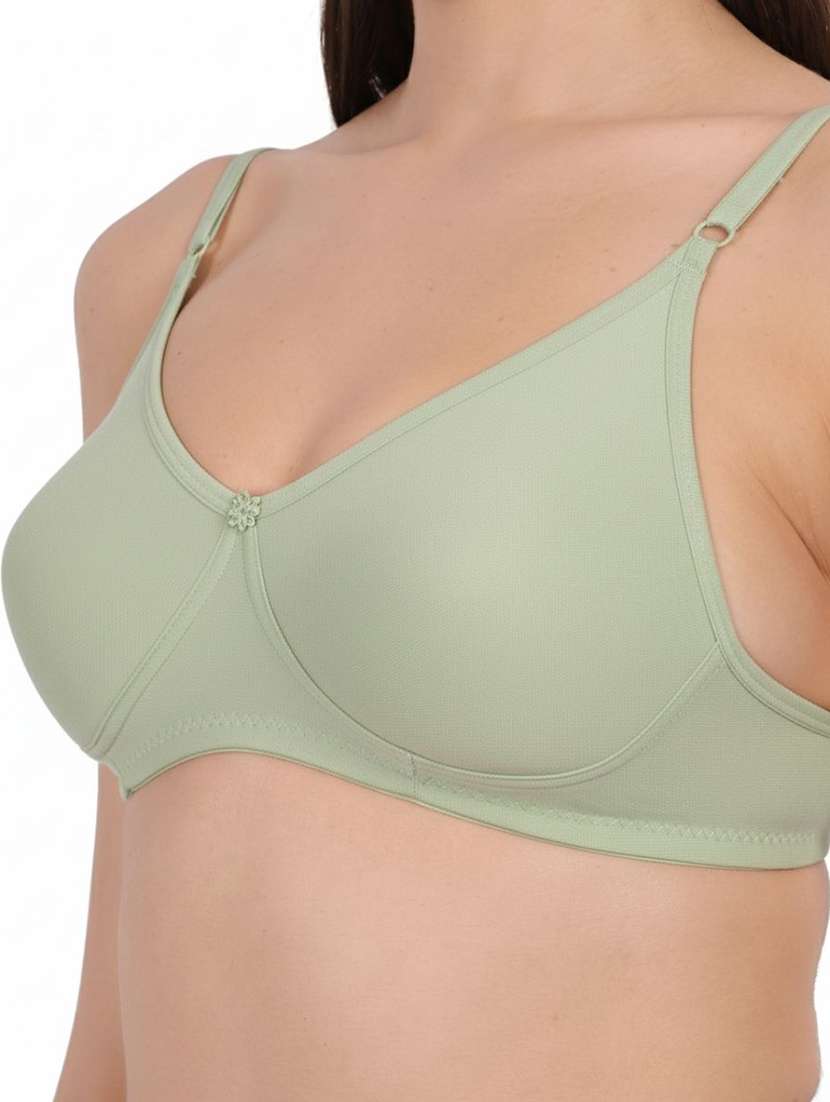 Women Pack Of 2 Solid Full Coverage Regular Bra - 22721402 -  Standard Image - 4