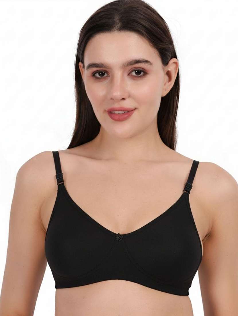 Women Pack Of 2 Solid Full Coverage Regular Bra - 22721407 -  Standard Image - 1