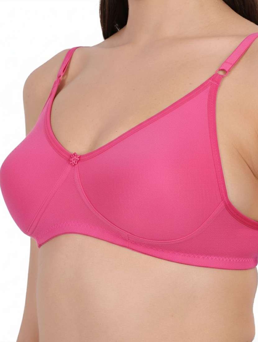 Women Pack Of 2 Solid Full Coverage Regular Bra - 22721407 -  Standard Image - 4