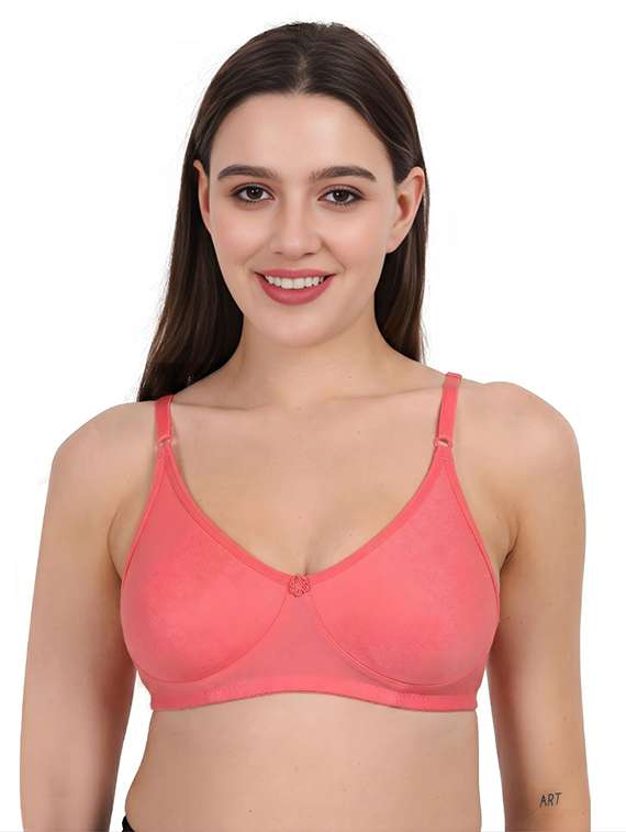 Women Pack Of 2 Solid Full Coverage Regular Bra - 22721413 -  Standard Image - 1