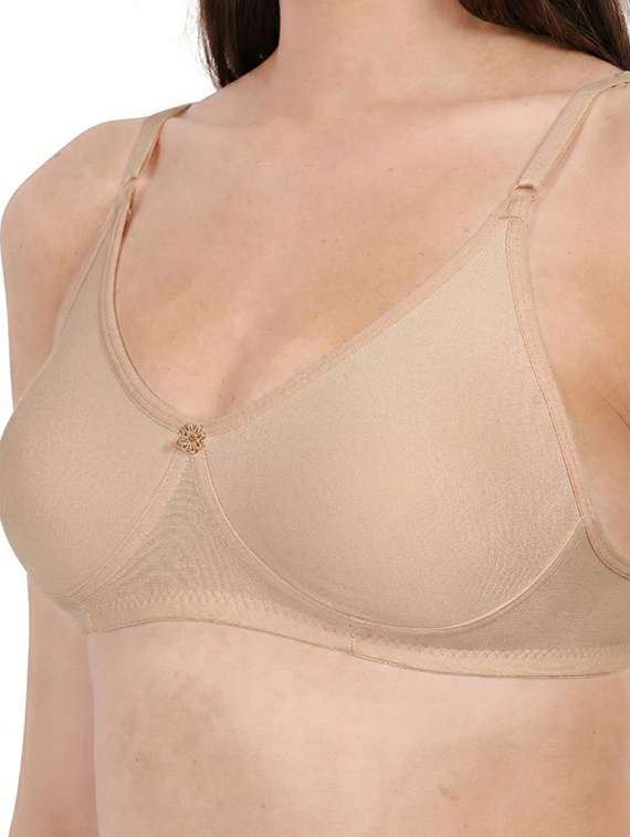 Women Pack Of 2 Solid Full Coverage Regular Bra - 22721420 -  Standard Image - 4