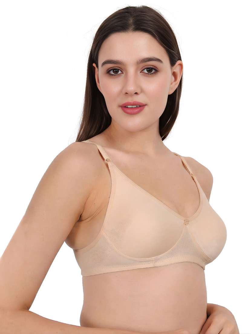 Women Pack Of 2 Solid Full Coverage Regular Bra - 22721439 -  Standard Image - 4