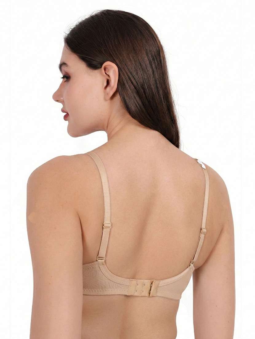 Women Pack Of 3 Solid Full Coverage Regular Bra - 22721484 -  Standard Image - 4