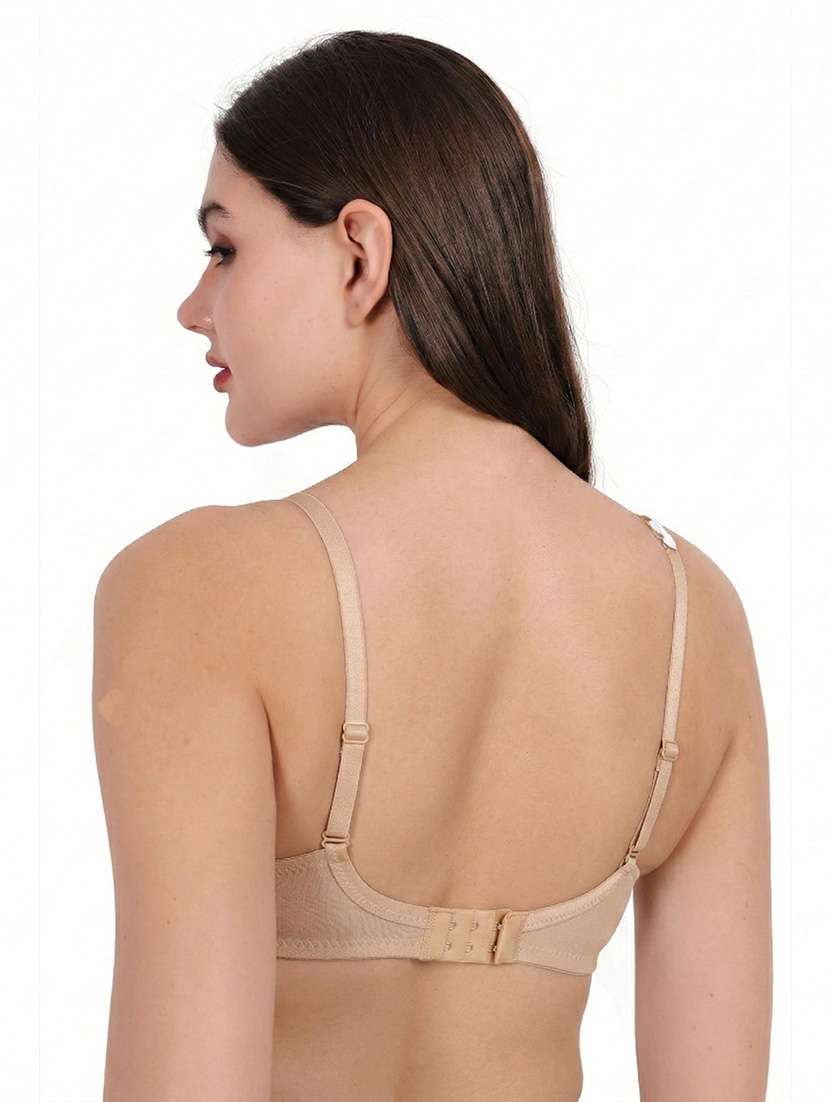 Women Pack Of 3 Solid Full Coverage Regular Bra - 22721489 -  Standard Image - 4