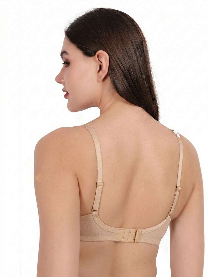 Women Pack Of 3 Solid Full Coverage Regular Bra - 22721490 -  Standard Image - 4
