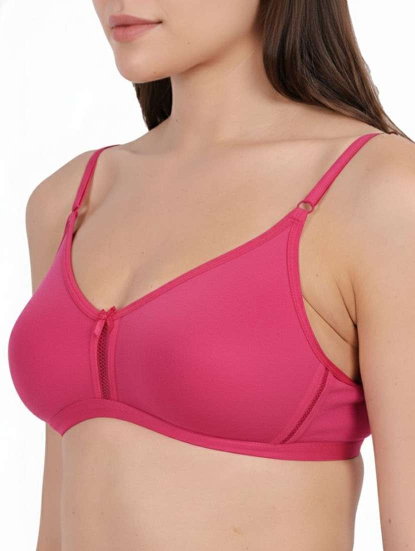 Women Pack Of 2 Solid Full Coverage Regular Bra - 22721524 -  Standard Image - 1