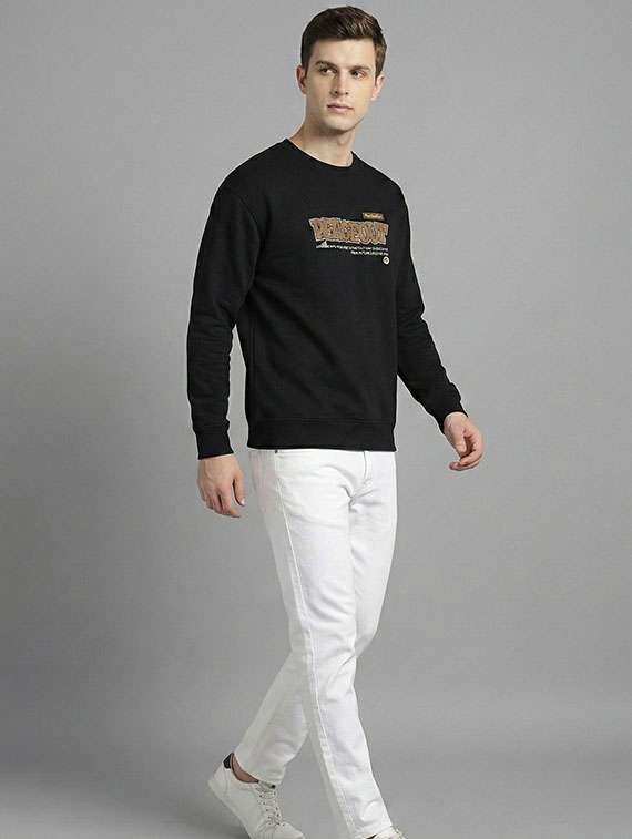 Men Printed Long Sleeves Regular Fit Sweatshirt - 22721557 -  Standard Image - 1
