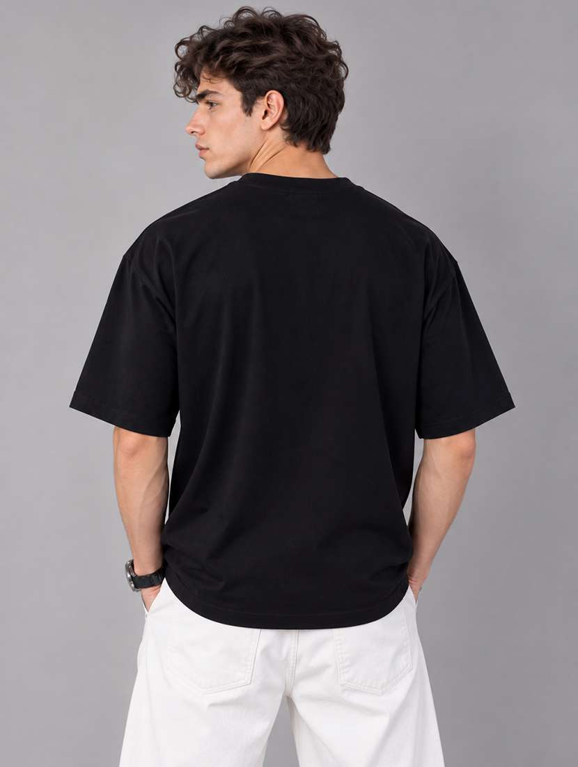Men Printed Short Sleeves Oversized T-shirt - 22721943 -  Standard Image - 4
