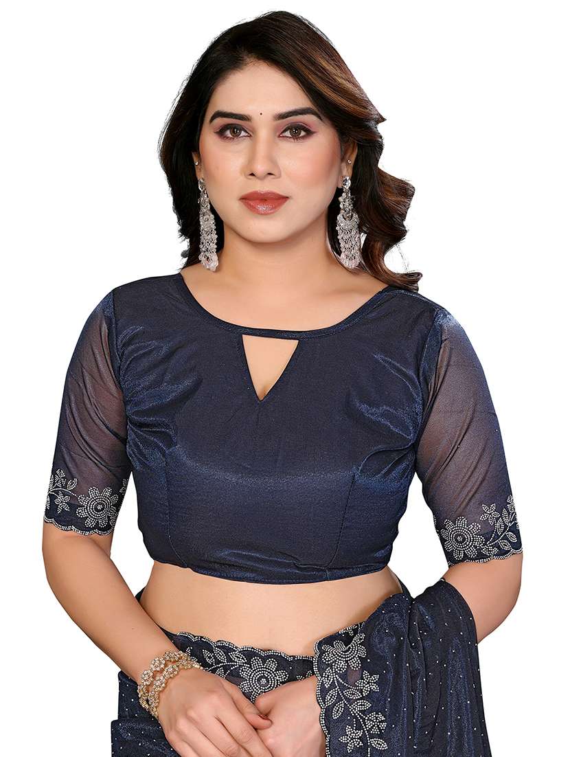 Women Pack Of 2 Self Design Combo Saree With Blouse - 22722711 -  Standard Image - 4