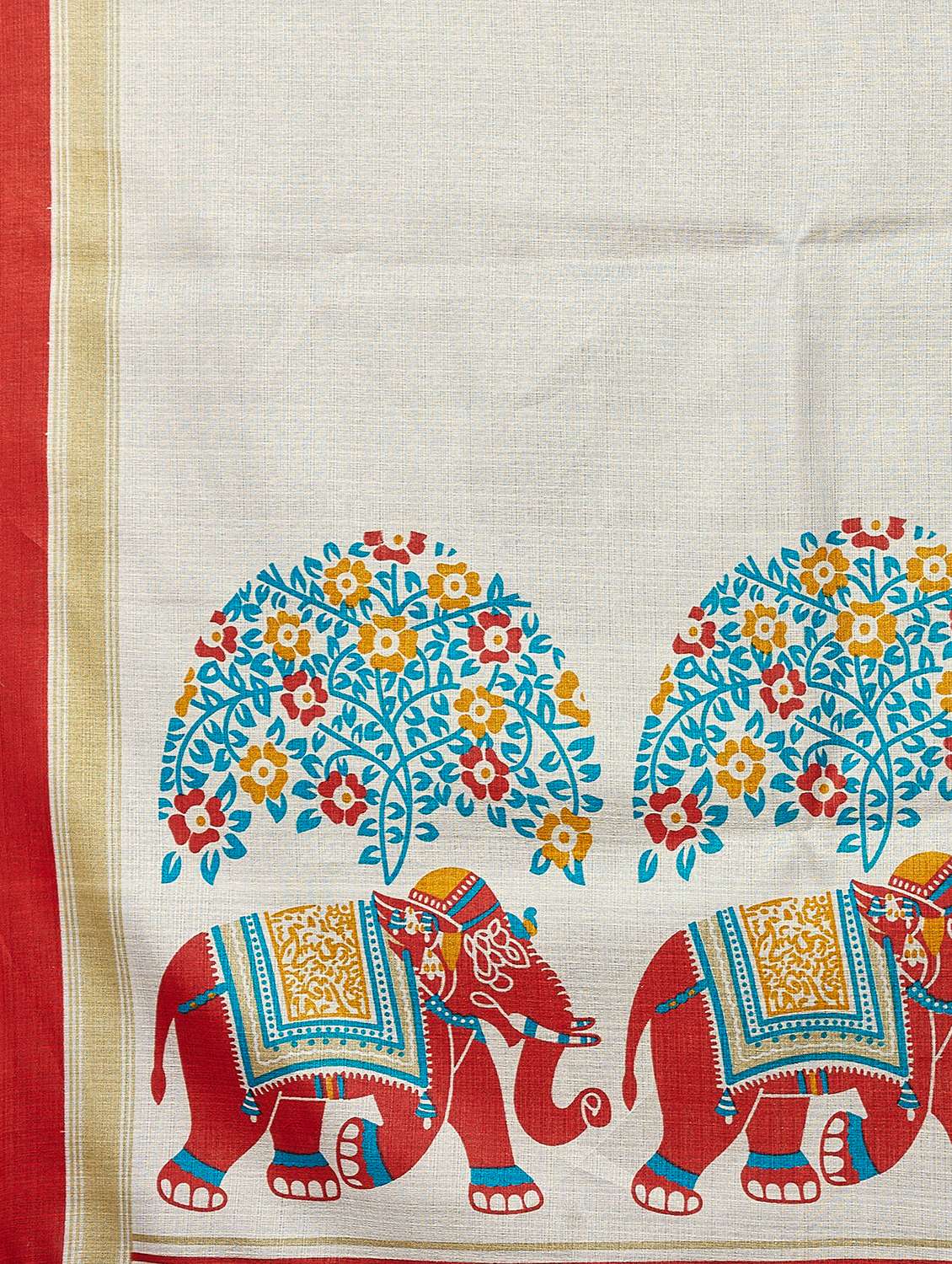 Women Printed Casual Wear Saree With Blouse - 22722975 -  Standard Image - 1