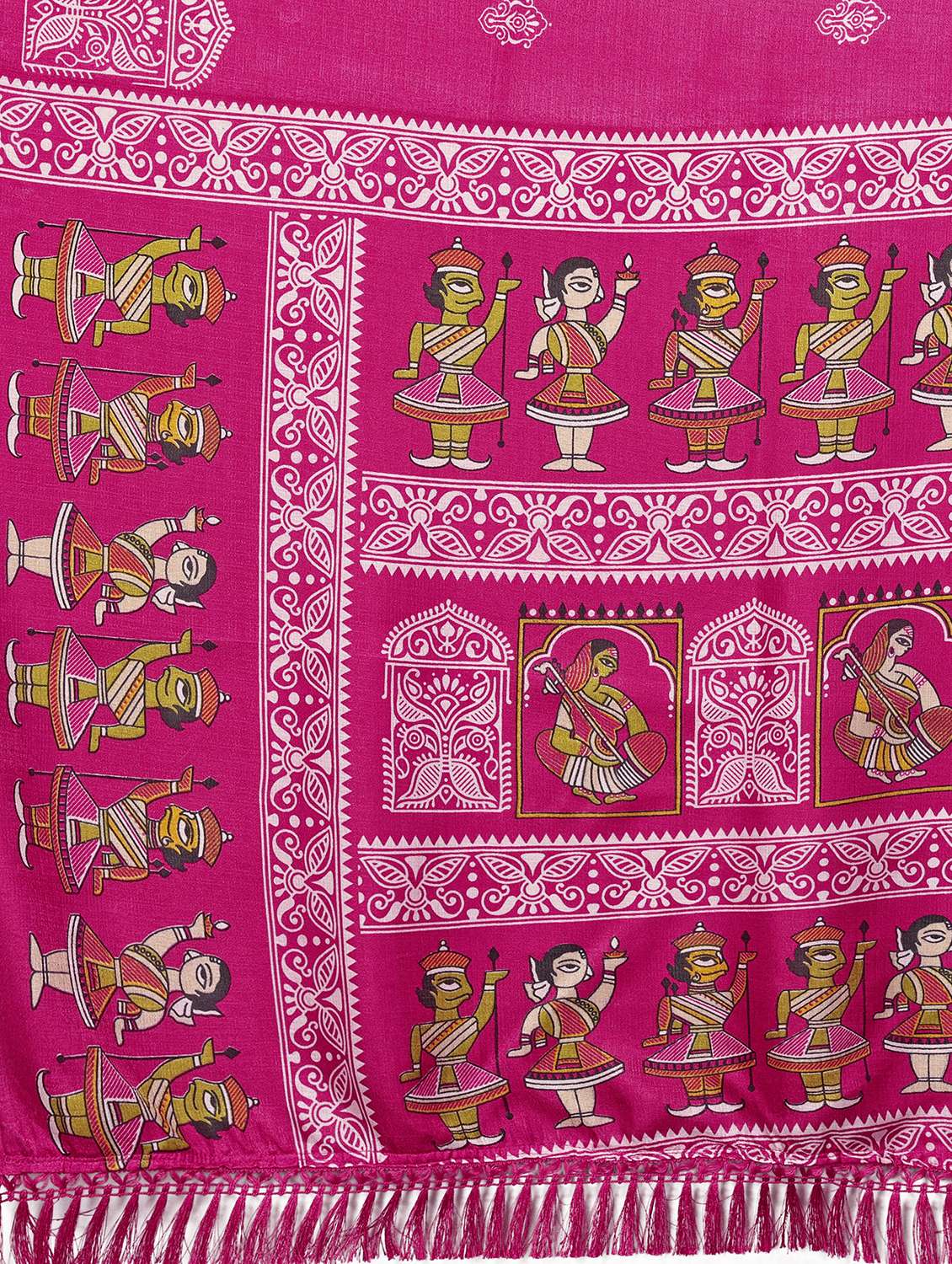 Women Printed Casual Wear Saree With Blouse - 22722995 -  Standard Image - 1