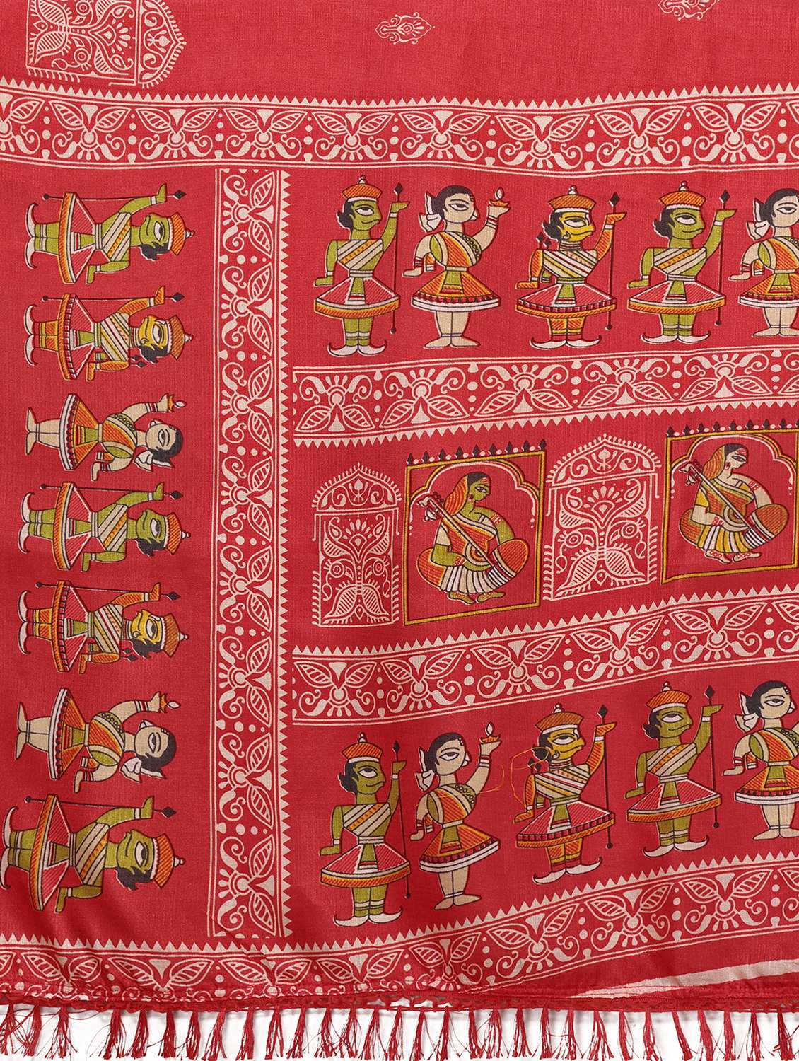 Women Printed Casual Wear Saree With Blouse - 22722998 -  Standard Image - 1